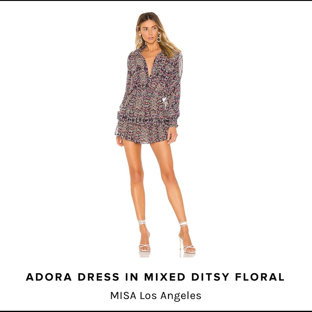 ADORA DRESS IN MIXED DITSY FLORAL
MISA Los Angeles